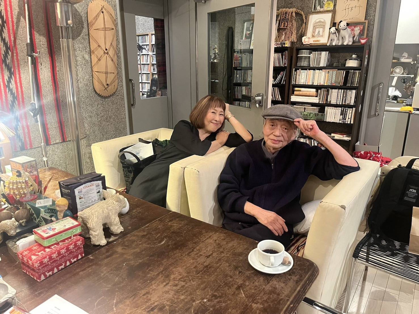 矢野顕子と細野晴臣。