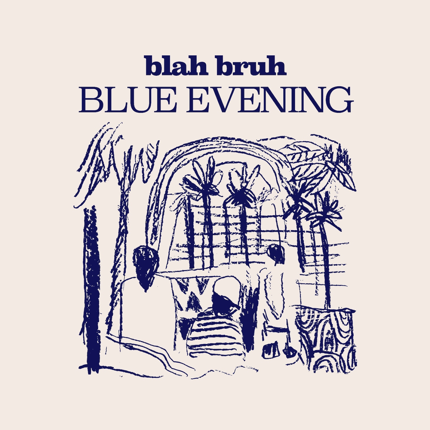 blah bruh「BLUE EVENING」ジャケット
