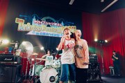 サバシスターとありぼぼ（B, Vo / ヤバイTシャツ屋さん）。（Photo by toya）