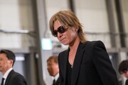 会場を訪れた松岡充（SOPHIA）。