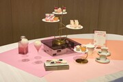 JWマリオット・ホテル東京がTWICEとのコラボアフタヌーンティー「Candy Dream」で提供するメニュー。