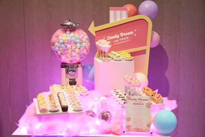 ザ・リッツ・カールトン大阪がTWICEとのコラボアフタヌーンティー「Candy Dream」で提供するメニュー。