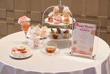 シェラトングランドホテル広島がTWICEとのコラボアフタヌーンティー「Candy Dream」で提供するメニュー。