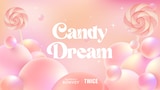 TWICEとマリオット・インターナショナルのコラボアフタヌーンティー「Candy Dream」告知ビジュアル