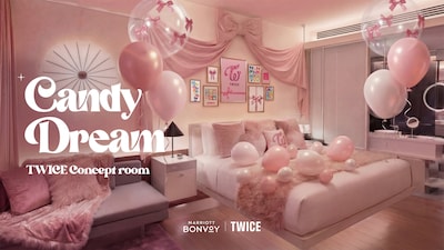 W大阪で展開される「TWICE コンセプトルーム」イメージ。