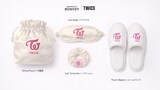 W大阪で展開される「TWICE コンセプトルーム」ウェルカムキット。
