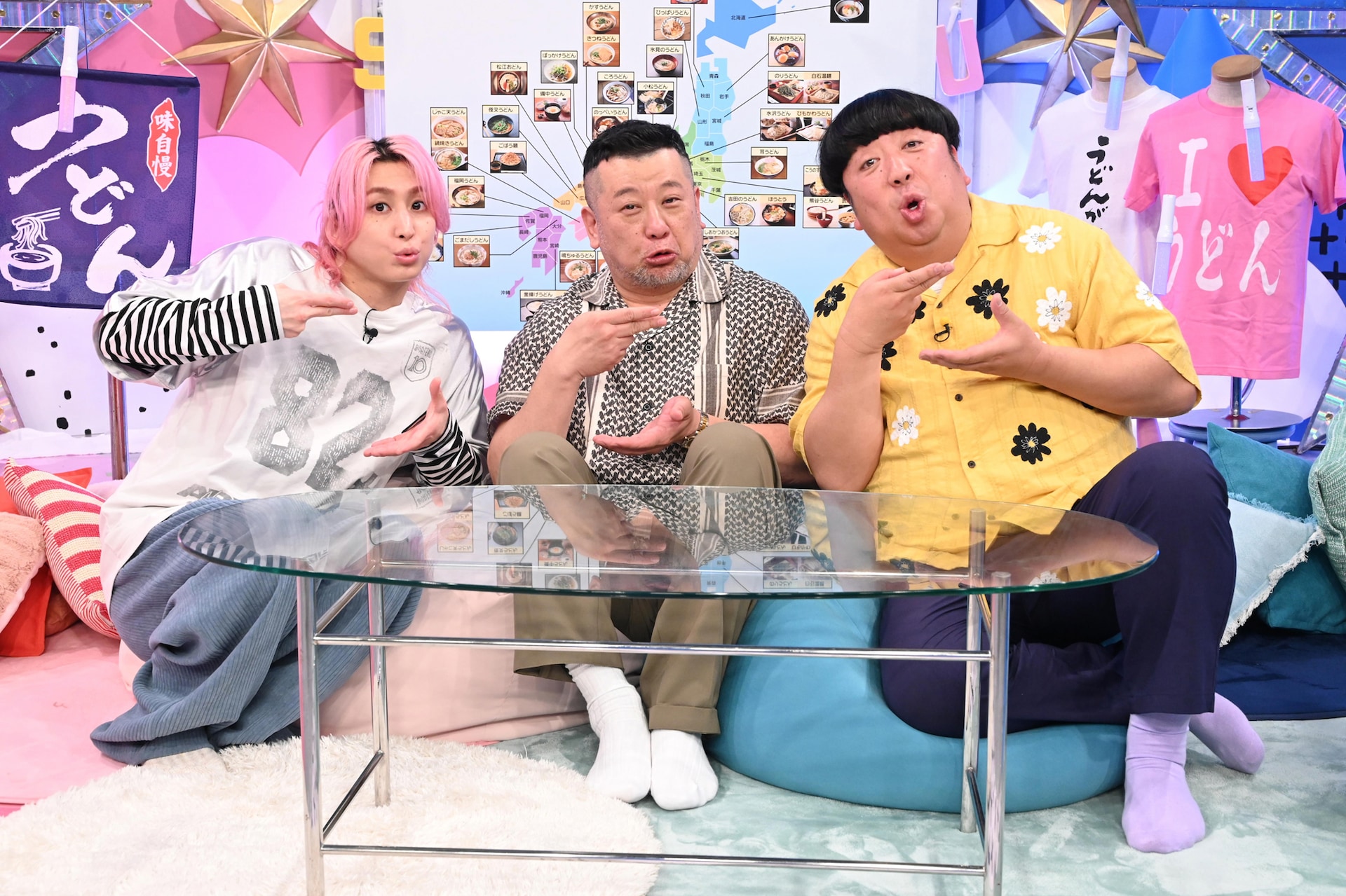 佐久間大介が麺の太さに驚き「指くらいありますよ」、今夜「サクヒム」でうどん特集
