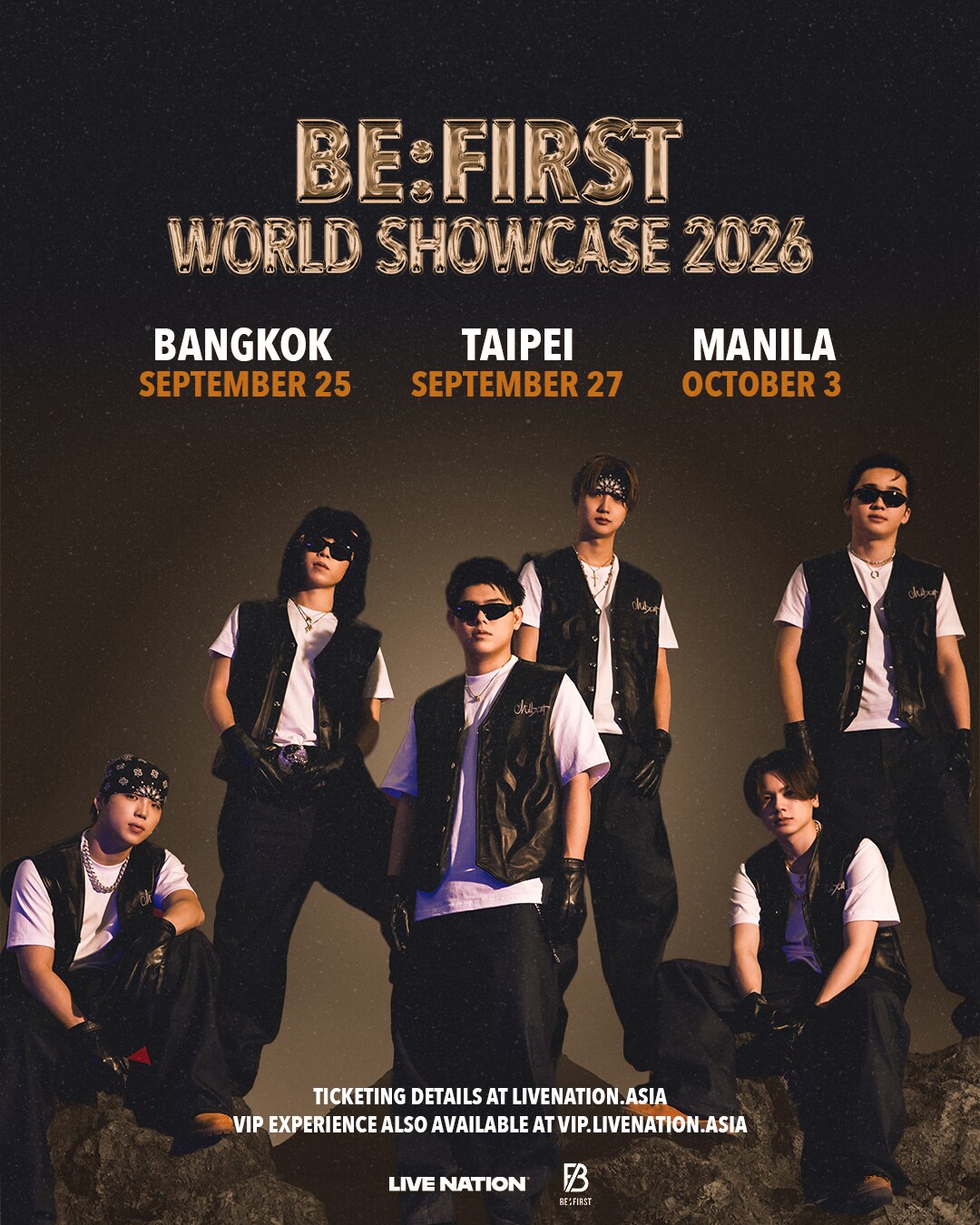 BE:FIRSTがバンコク、台北、マニラ、ニューヨークを回るショーケースライブ開催