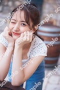 金川紗耶（乃木坂46）1st写真集「好きのグラデーション」特典のポストカード。（HMV＆BOOKS［SHIBUYA店は除く］）（撮影：三宮幹史）