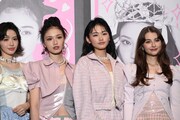 左から鎮西寿々歌、せいら、山﨑天、嵐莉菜。