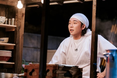 「テレビ×ミセス」5月18日放送回より、「おやっさん印の！元祖せっかち屋台」の大森元貴。©TBS