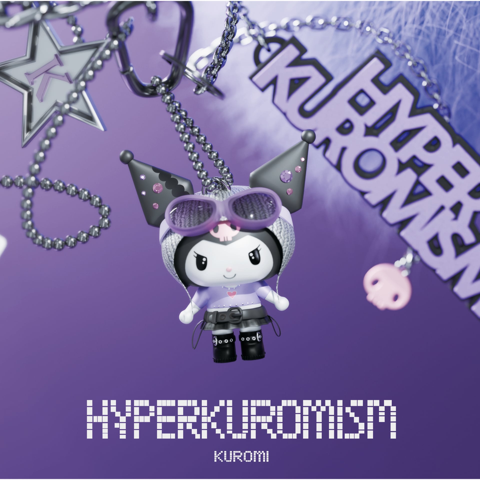 KUROMIがさまざまな表情を見せる、「WANNA BE KUROMI」ミュージック