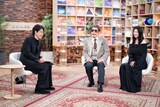 左から大泉洋、鈴木雅之、篠原涼子。 ©︎NHK