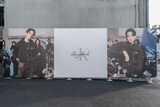 東京・原宿の竹下口パークに掲出された「Jung Kook for Calvin Klein」キャンペーンビジュアル。