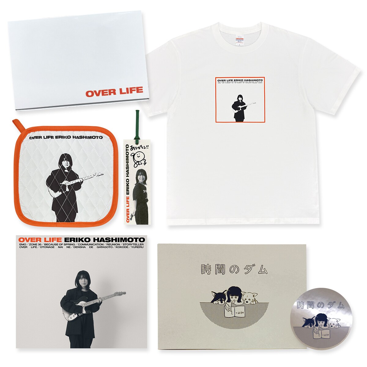 橋本絵莉子「OVER LIFE」豪華盤のグッズ。 [画像ギャラリー 3/3