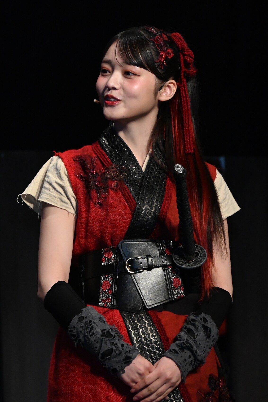 僕青・秋田莉杏が殺陣を通して憧れのカッコいい女性に、主演舞台「紅哭