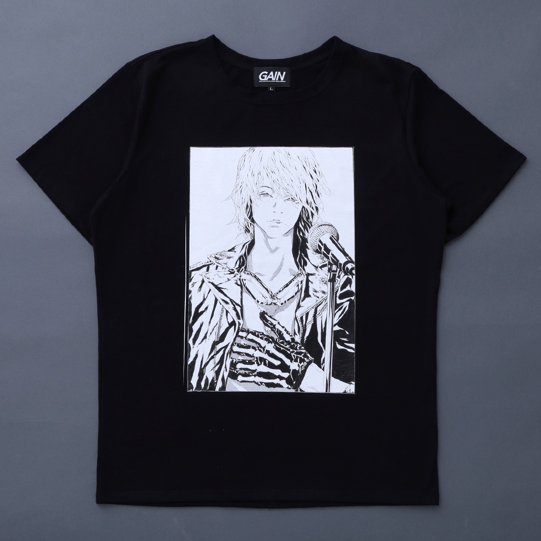 hyde 着 Butterflies Tシャツ HYDEを田島昭宇が描く、コラボTシャツ販売（コメントあり） - 音楽ナタリー