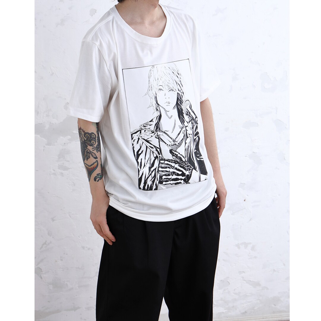 HYDE × 田島昭宇 Type : A」ホワイトの着用画像。 [画像ギャラリー 6