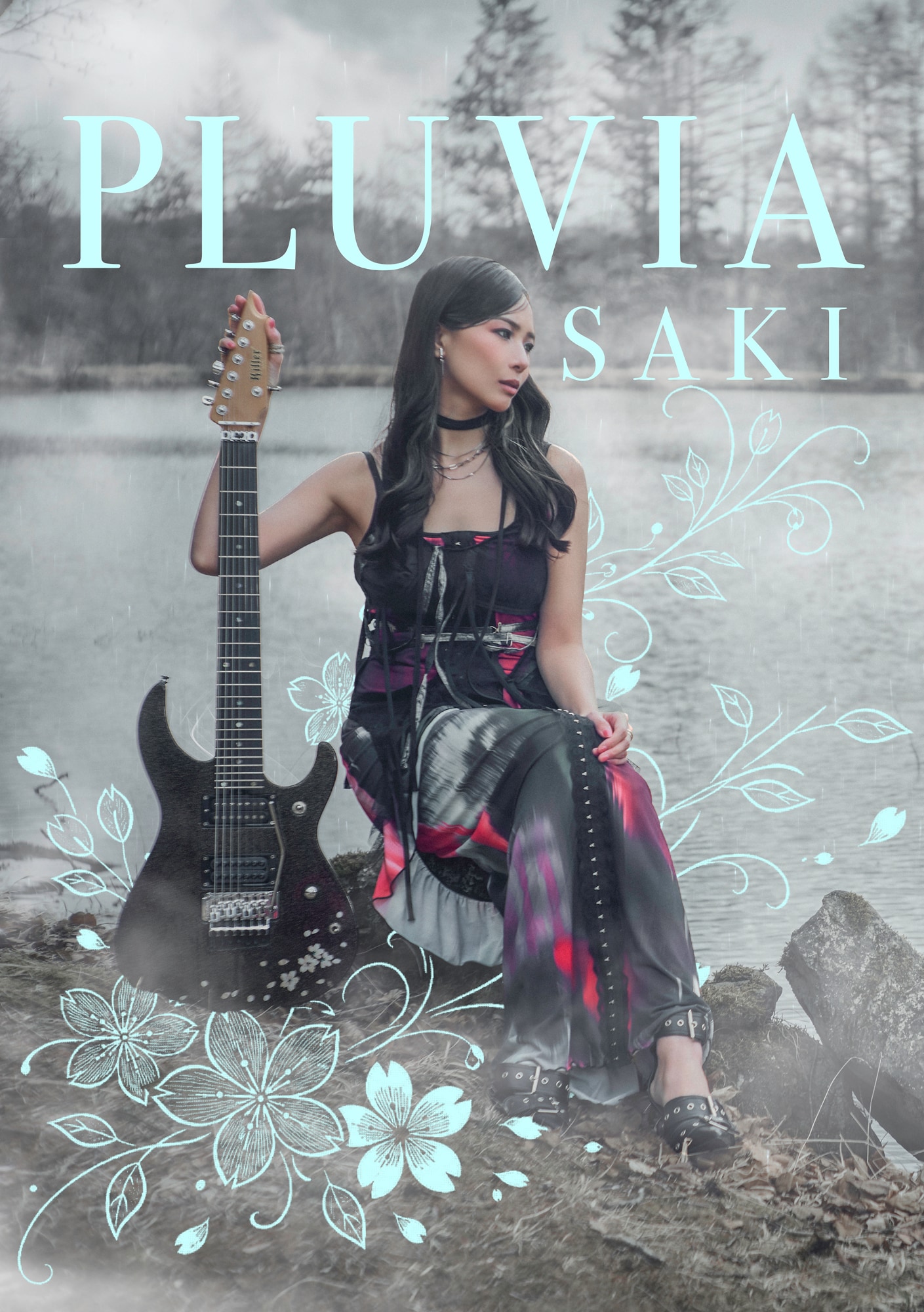 ギタリストSAKIのメジャーデビュー作を全曲試聴可能、ガス G.ら参加の10曲入りアルバム