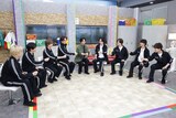 timeleszと“信頼じゃんけん”をする相葉雅紀（嵐）。©フジテレビ
