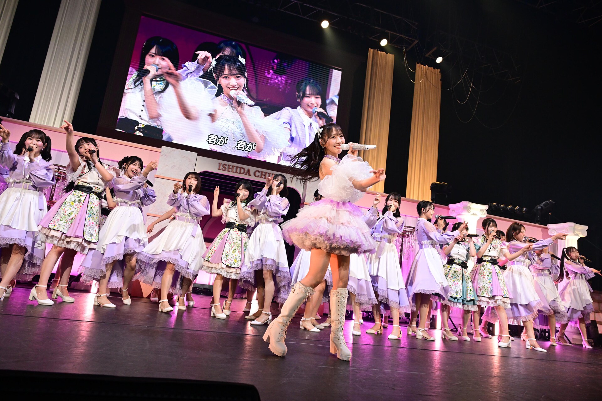 STU48 石田千穂卒業コンサート」より、「息をする心」のパフォーマンス