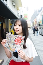 「週刊少年サンデー」27号より調布を巡る正源司陽子（日向坂46）。