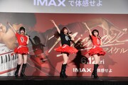 Juice=Juiceの川嶋美楓、松永里愛、有澤一華。