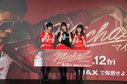 Juice=Juiceの川嶋美楓、松永里愛、有澤一華。