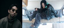 6月9日放送の「SPARK」に出演する新井和輝（King Gnu）とAyase（YOASOBI）。