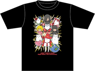 「メジャデ10周年記念！スペシャルハッピーアニバーサリーメモリアルTシャツ」デザイン（表）