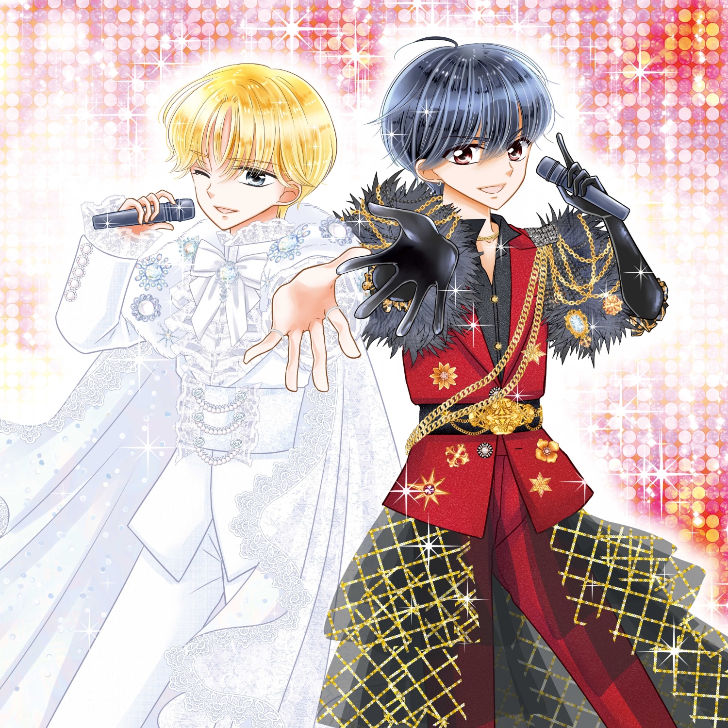 「きらレボ」の中原杏が、M!LKの曽野舜太＆山中柔太朗を平成少女マンガ風に描く