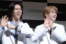 超特急のリョウガとユーキ。