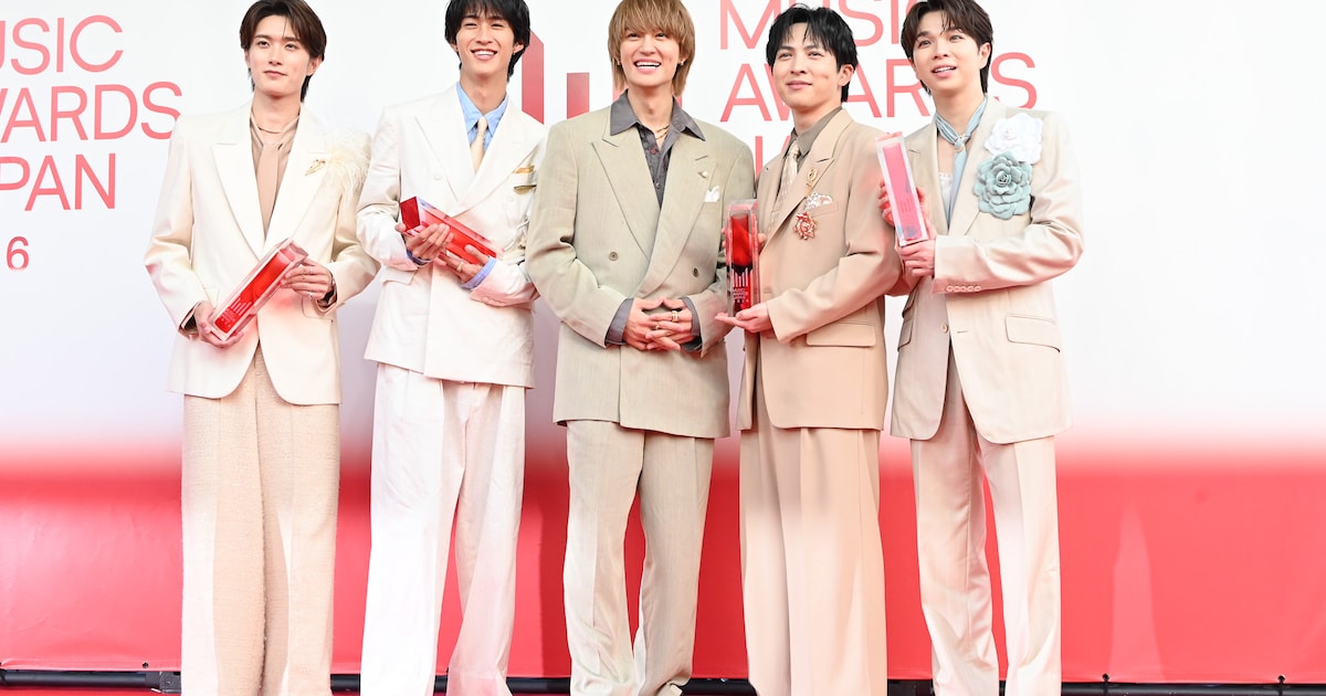 【MUSIC AWARDS JAPAN】M!LKが最優秀ボーイズアイドルカルチャーアーティスト賞