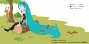 絵本「わたし初音ミク こまっているの」より。