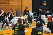 休憩中のGANG PARADE。