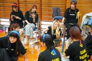 休憩中のGANG PARADE。