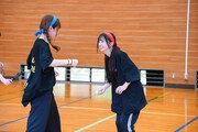 歩数計対決中の月ノウサギ、ナルハワールド。