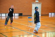 椅子取りゲームの様子。