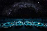 「流れ星を探して feat. BUMP OF CHICKEN」上映館の1つ、コニカミノルタプラネタリアTOKYOの内部。