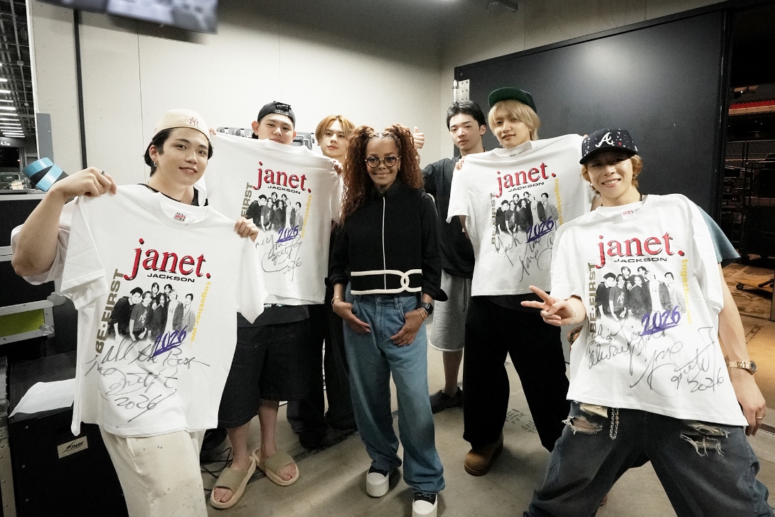 BE:FIRST×ジャネット・ジャクソン、共演の舞台裏収めた「Doesn't Really Matter」リミックス版MV公開