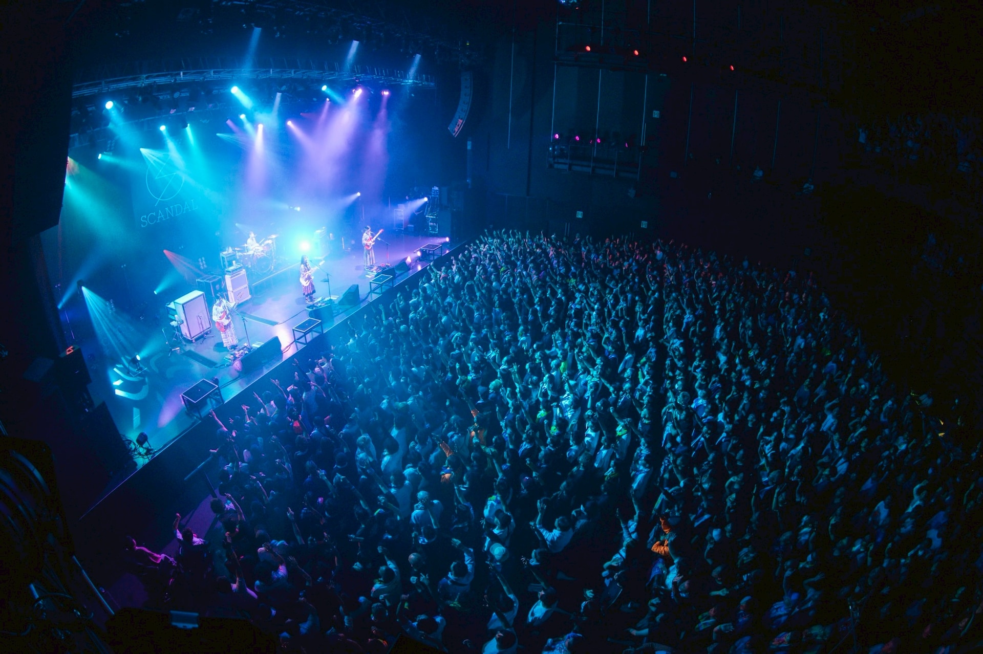 SCANDAL TOUR 2026『ECHO』」EX THEATER ROPPONGI公演の様子。（Photo