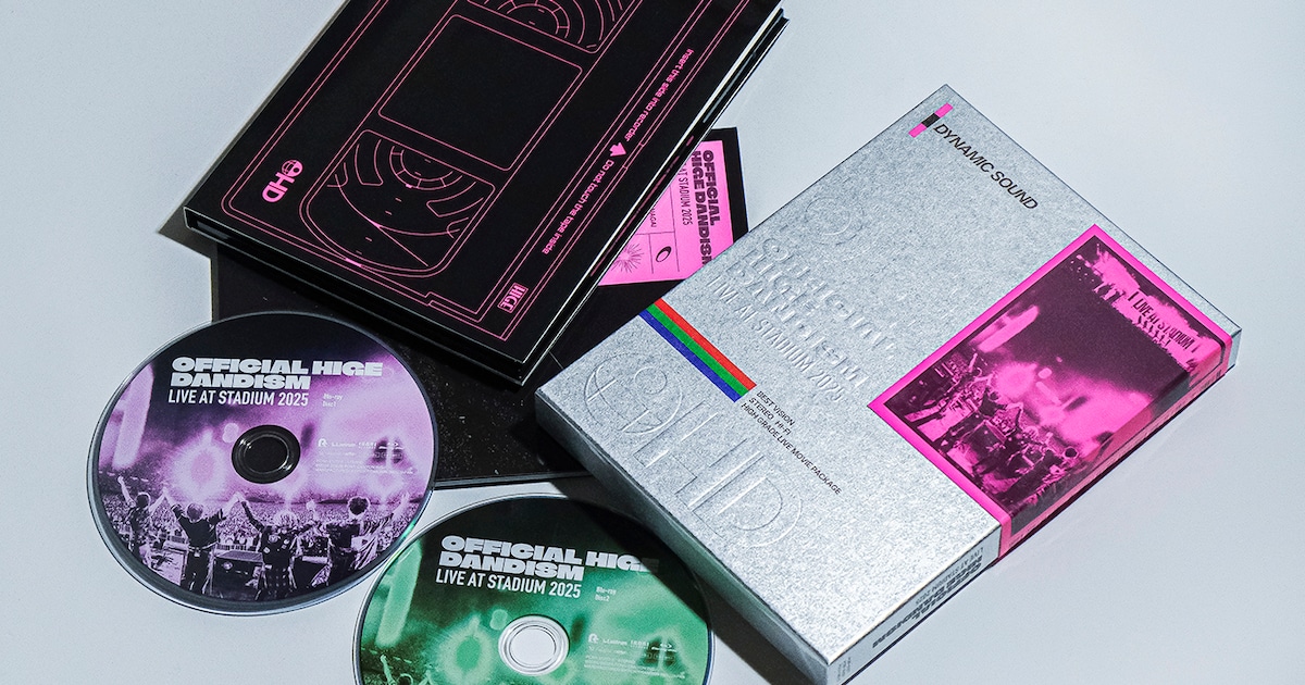 Official髭男dismスタジアムライブ映像作品のジャケットはこんなデザイン