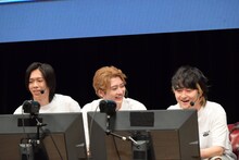 左からリョウガ、ユーキ、橘柊生。
