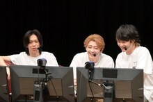 左からリョウガ、ユーキ、橘柊生。