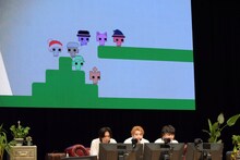「PICO PARK2」をプレイするリョウガ、ユーキ、橘柊生。