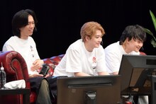 「PICO PARK2」をプレイするリョウガ、ユーキ、橘柊生。