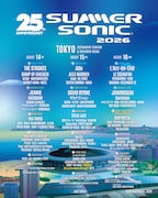 「SUMMER SONIC 2026」幕張公演出演アーティスト第11弾