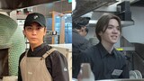 人生初バイトに挑む亀梨和也（左）、宇野昌磨（右）。©TBS