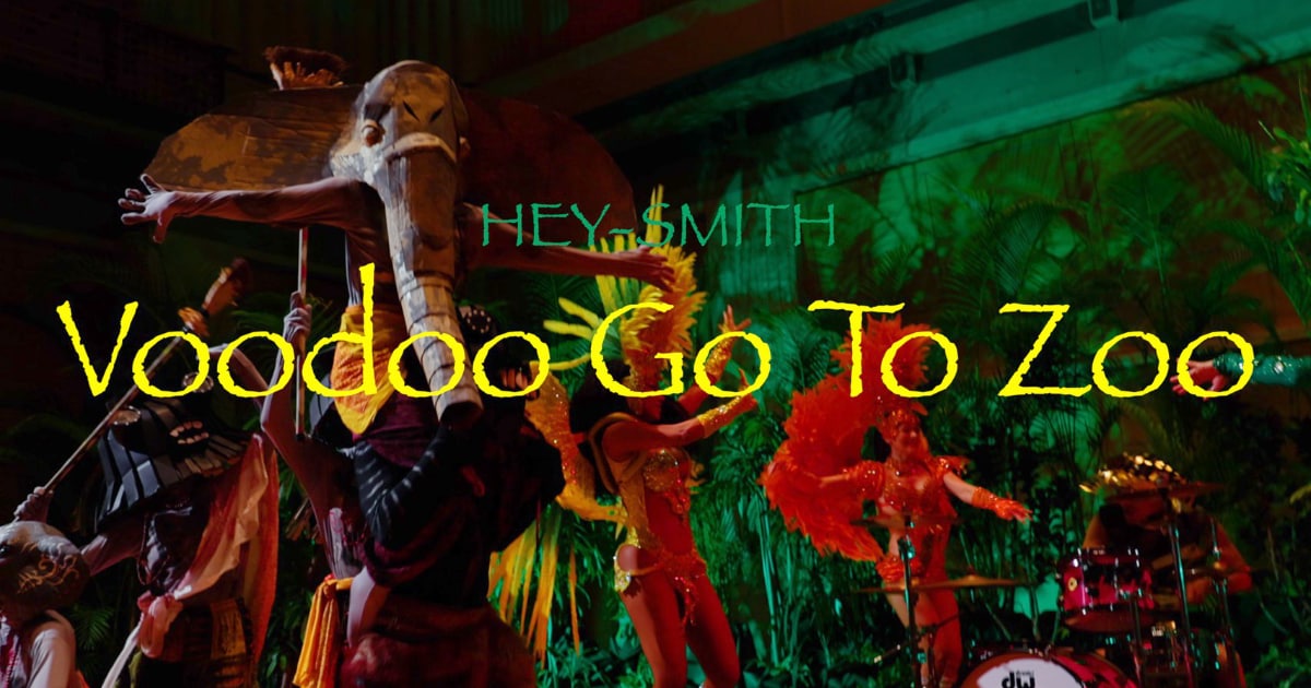 HEY-SMITH新曲「Voodoo Go To Zoo」ミュージックビデオ公開、ユーモアあふれる世界観に注目