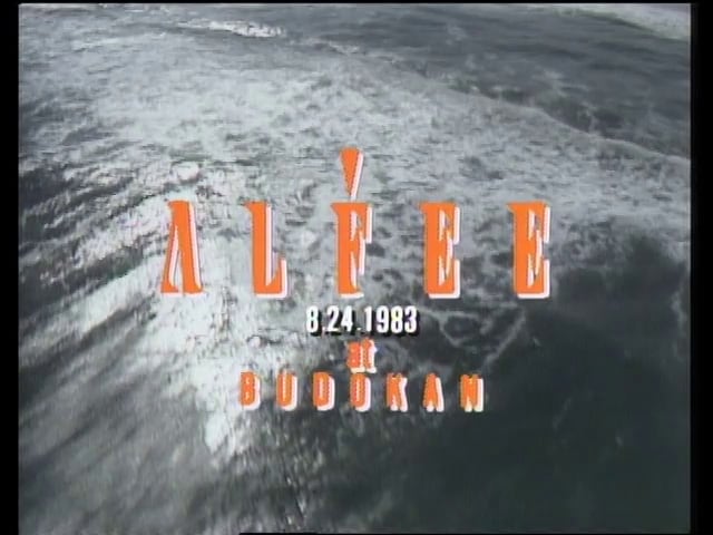 ミュージック THE ALFEE OVERDRIVE 1983 LIVE BUDOKAN THE ALFEE「OVER DRIVE 1983 ALFEE 8-24 BUDOKAN」より。©︎PONY
